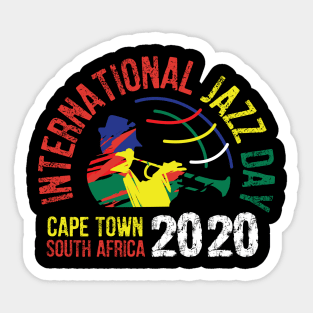 Jazz Day 2020 Cape Town South Africa Sticker